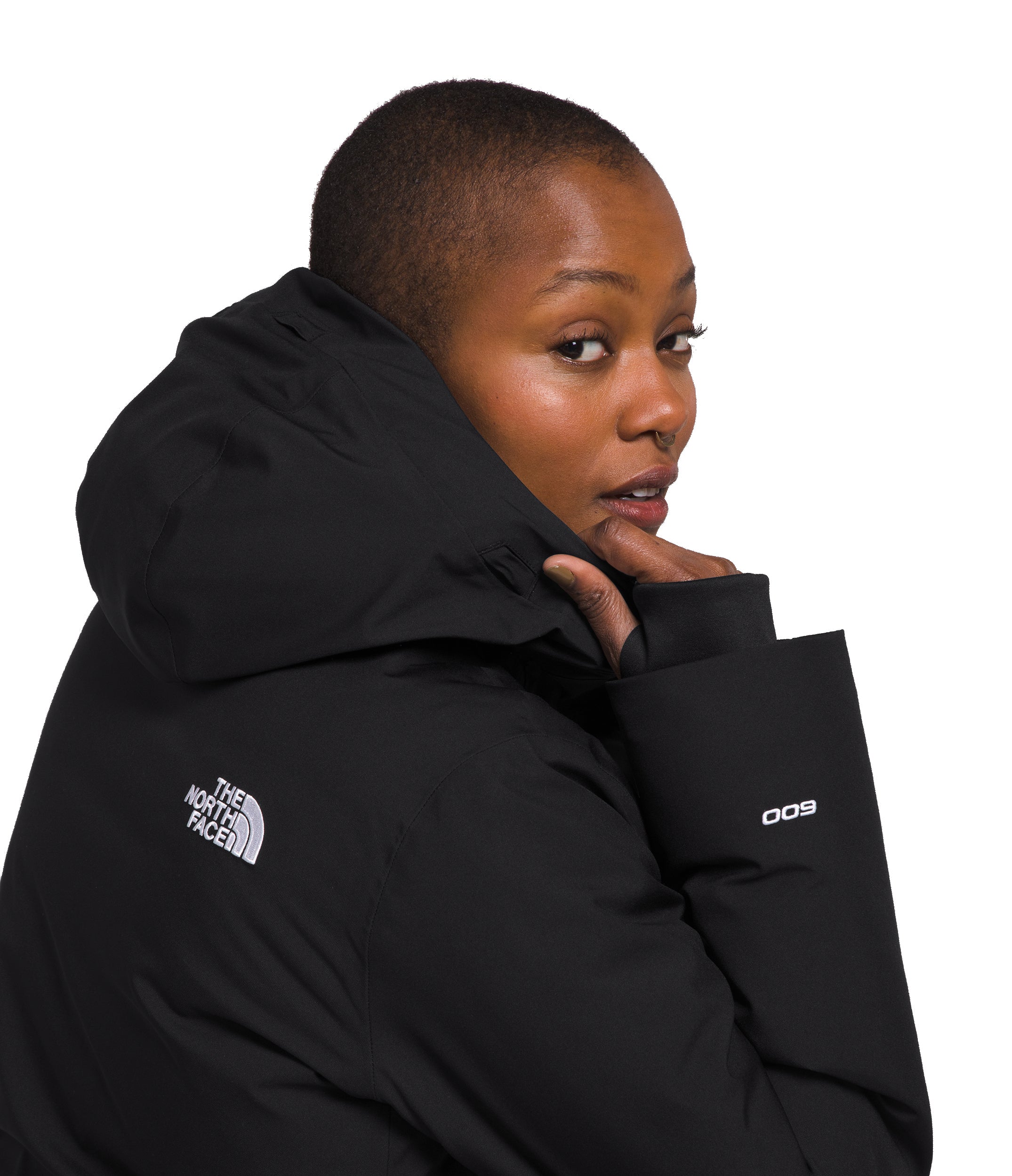 The north face store w arctic parka