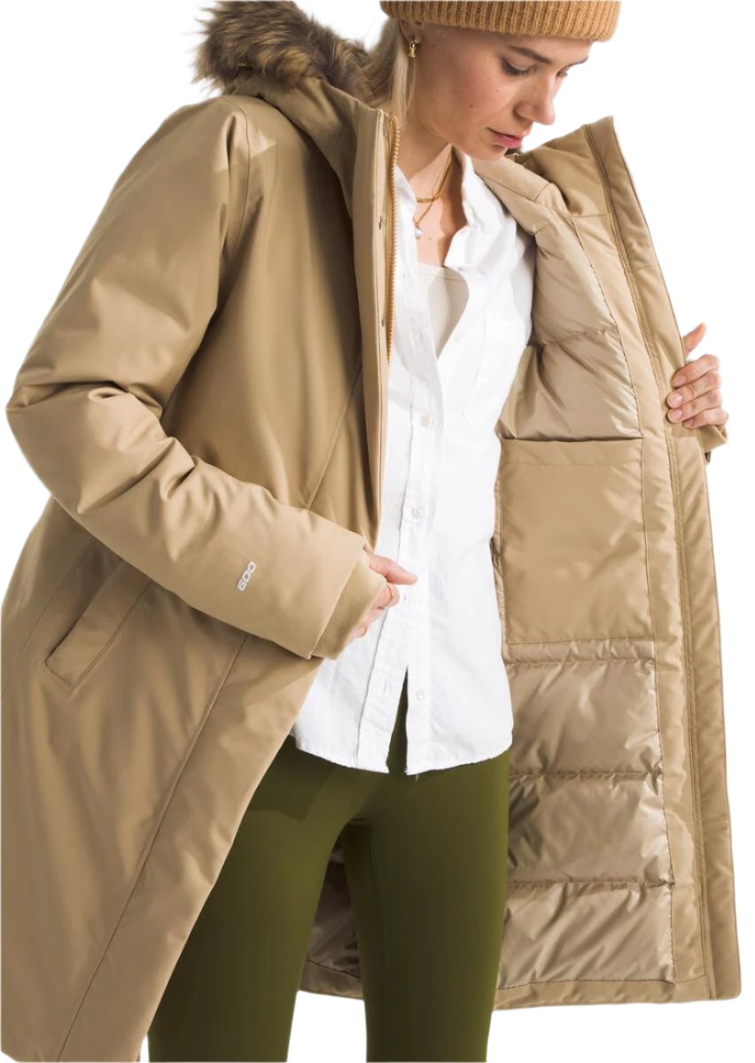 Women's Arctic Parka Khaki Stone