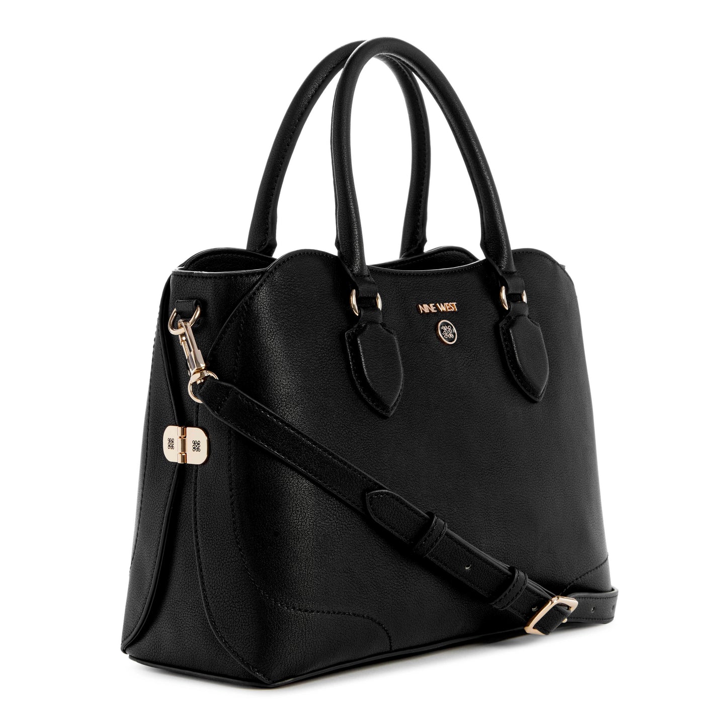 Brecken 2 Comp Satchel Black