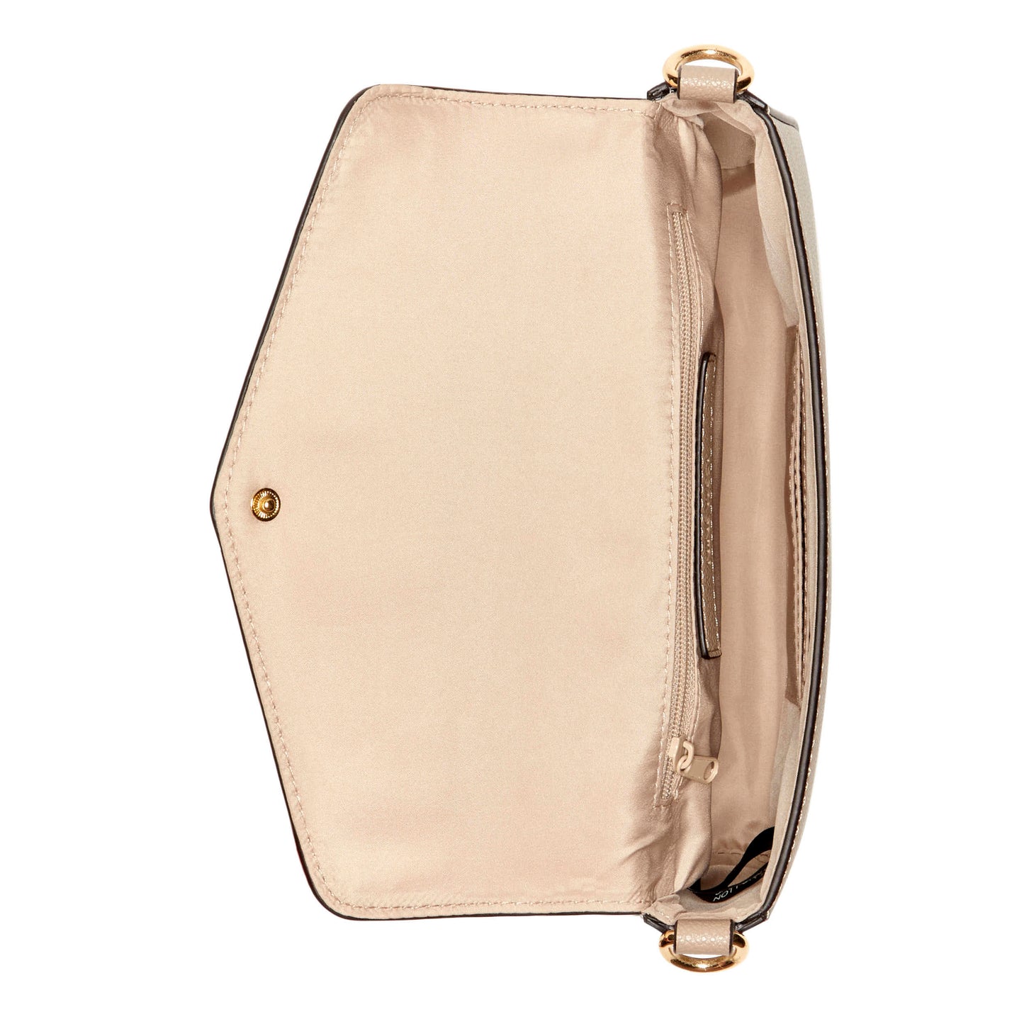 Peaches Mini Crossbody Flap Beige Logo/Milk