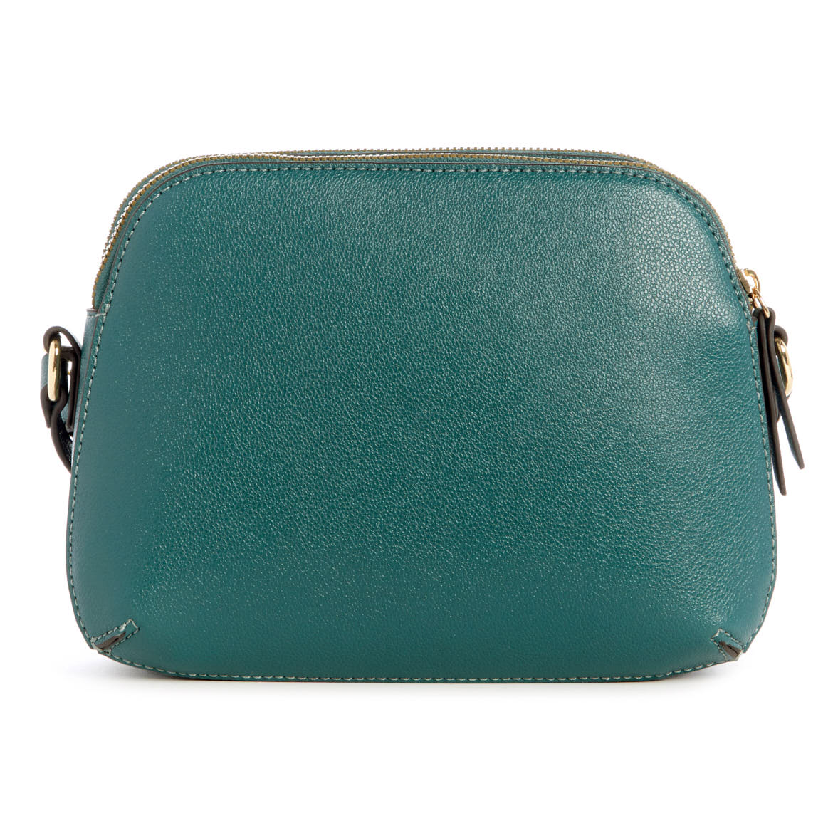 Eliena Mini DBL Zip Crossbody Bottle Green