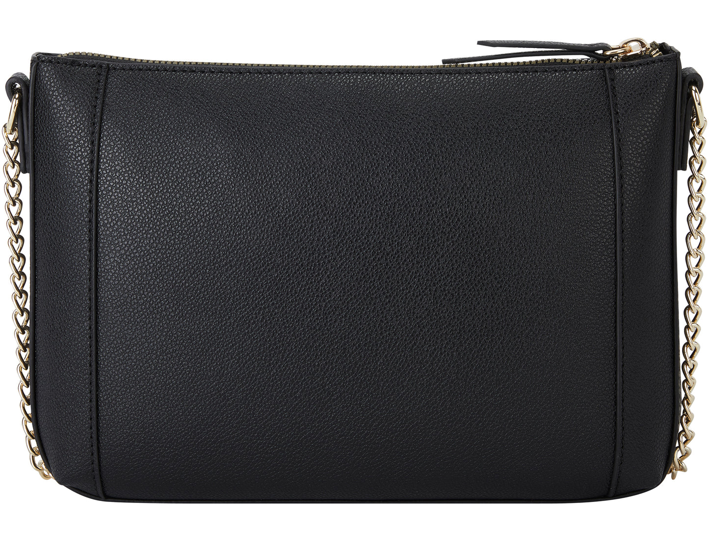 Basil Top Zip Crossbody Black