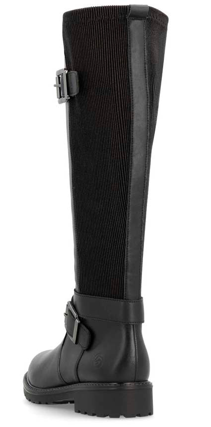 Tall Black Warm Lined Boot