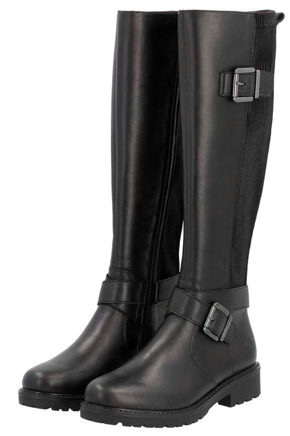 Tall Black Warm Lined Boot