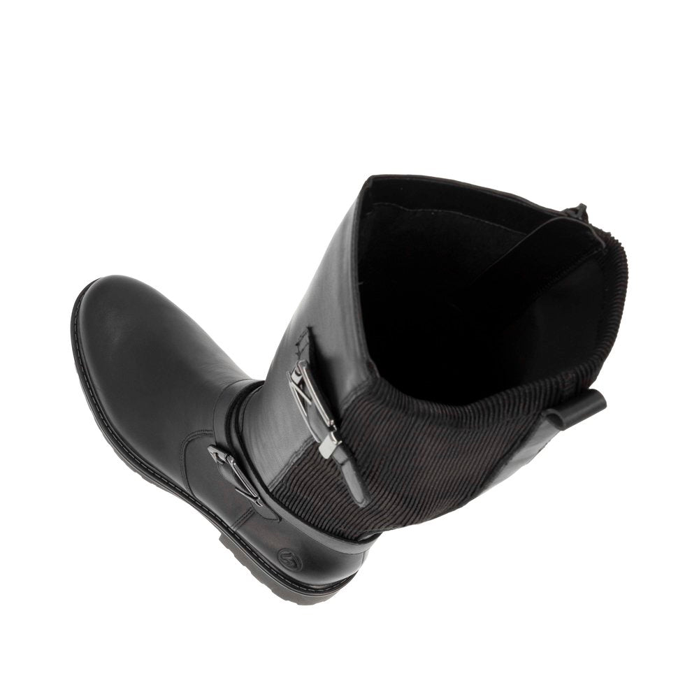 Tall Black Warm Lined Boot