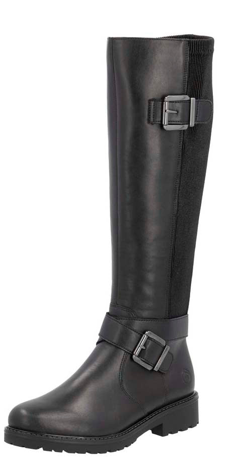 Tall Black Warm Lined Boot