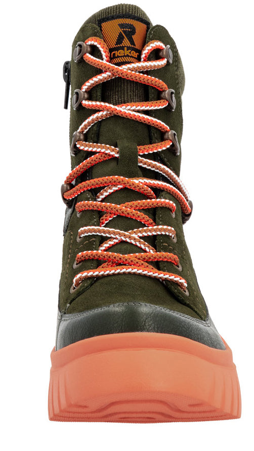 Khaki Lace Up Boot