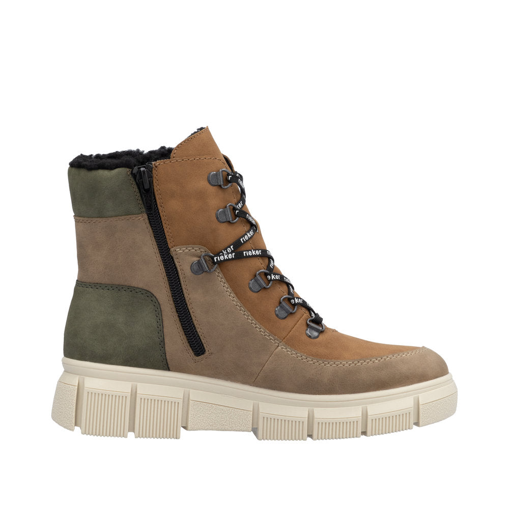 Multi Warmlined Lace Up Boot