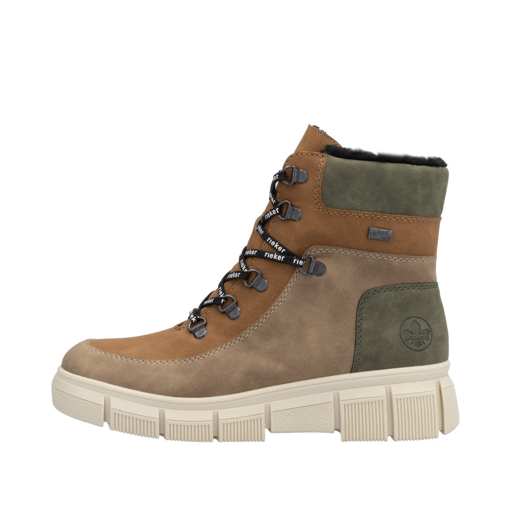 Multi Warmlined Lace Up Boot