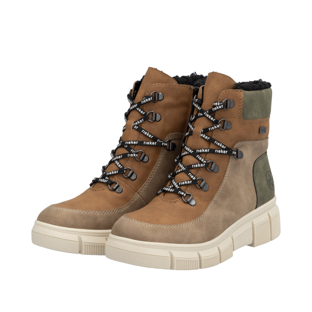 Multi Warmlined Lace Up Boot