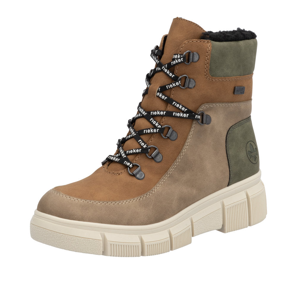 Multi Warmlined Lace Up Boot