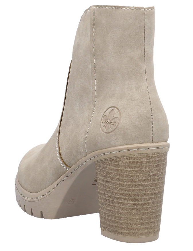 Champagne Heeled Boot