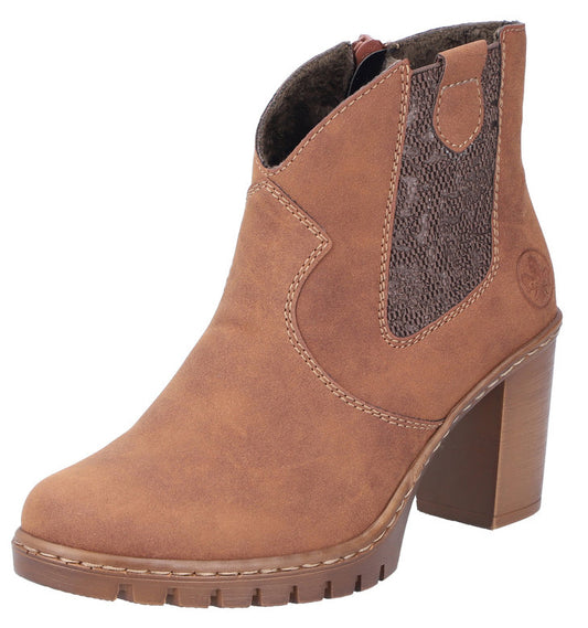 Brandy Heeled Boot