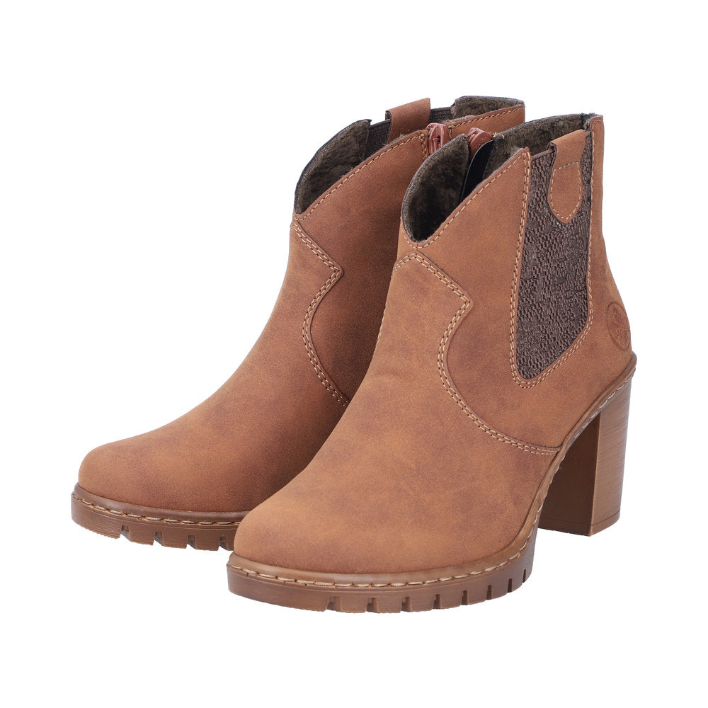 Brandy Heeled Boot