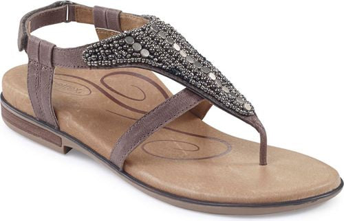 Aetrex Sandals Sheila Stone