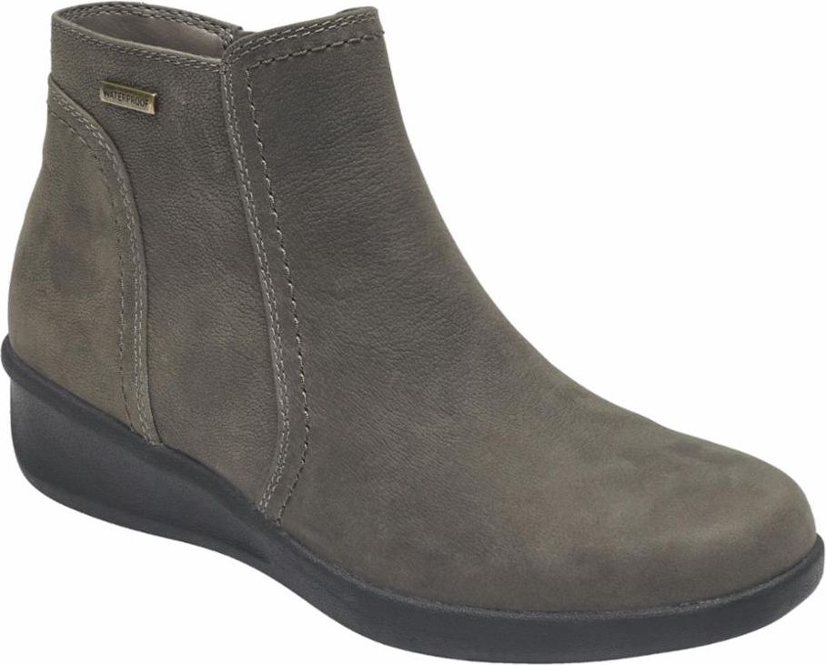 Aravon Boots Fairlee Ankle Boot Grey - Wide