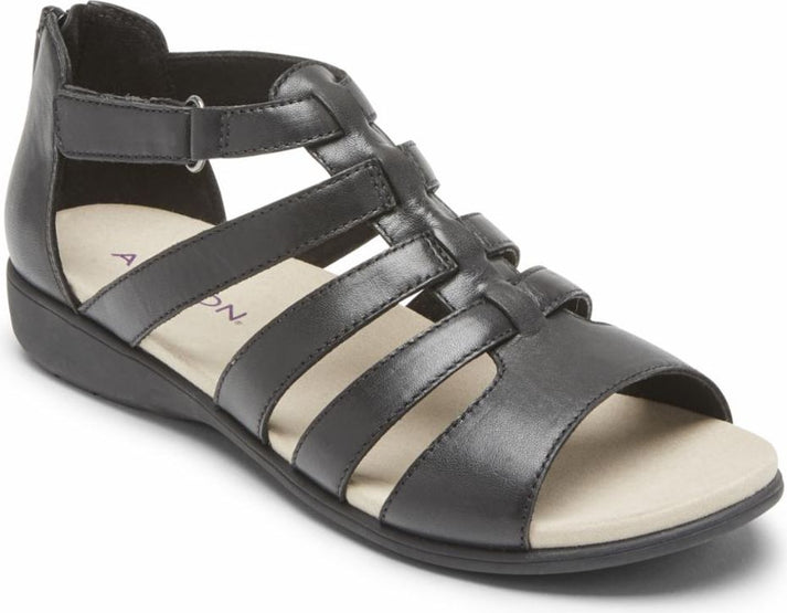 Aravon Sandals Abbey Gladiator Black - Extra Wide