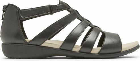 Aravon Sandals Abbey Gladiator Black - Extra Wide