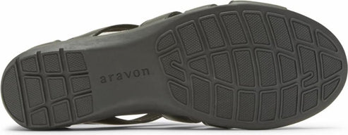 Aravon Sandals Abbey Gladiator Black - Narrow