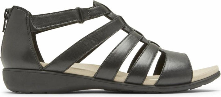 Aravon Sandals Abbey Gladiator Black - Narrow