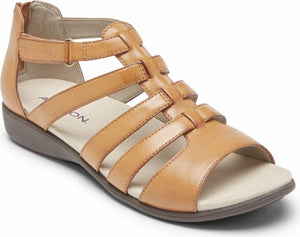 Aravon Sandals Abbey Gladiator Brown - Narrow