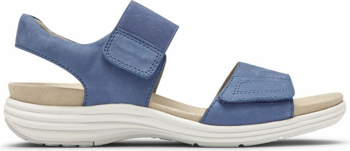 Aravon Sandals Beaumont Two Strap Blue - Wide