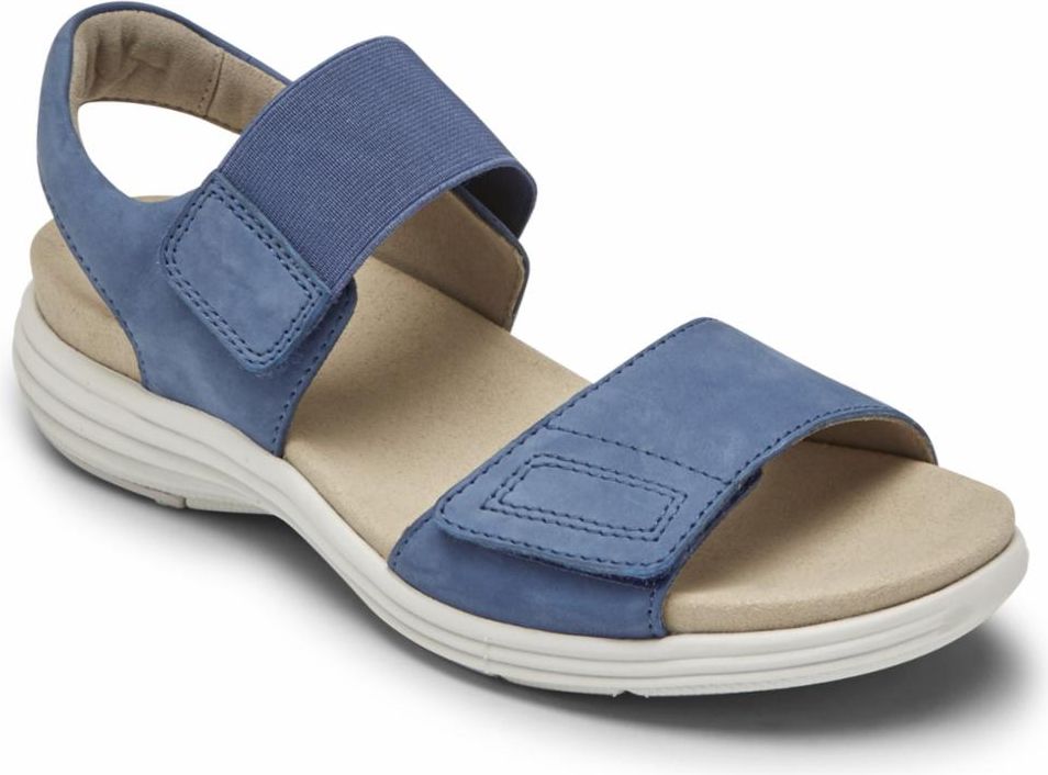 Aravon Sandals Beaumont Two Strap Blue - Wide