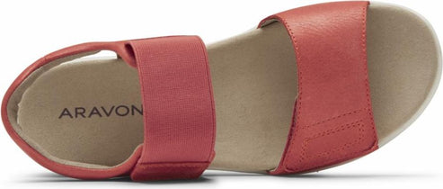 Aravon Sandals Beaumont Two Strap Pink - Narrow