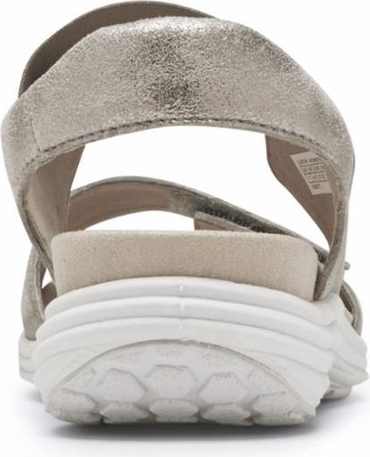 Aravon Sandals Beaumont Two Strap Silver - Extra Wide