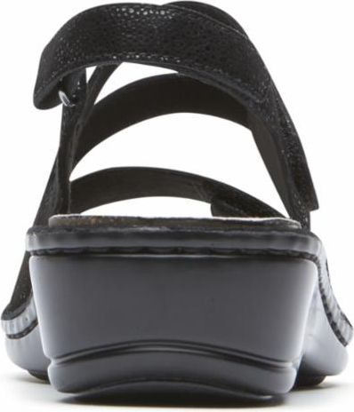 Aravon Sandals Cambridge 2 Strap Black - Extra Wide