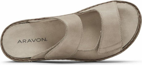 Aravon Sandals Cambridge 2 Strap Nude