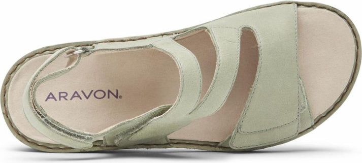 Aravon Sandals Cambridge 3 Strap Sage - Narrow