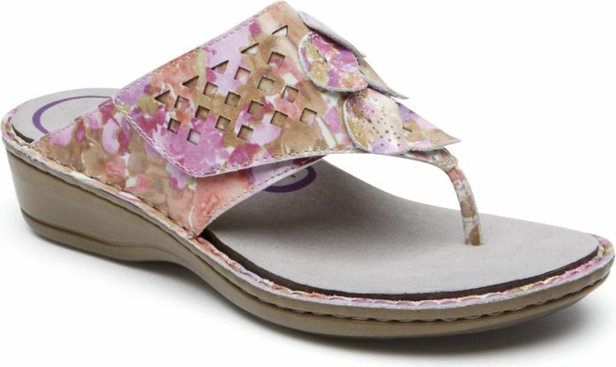 Aravon Sandals Cambridge Thong Multi - Extra Wide