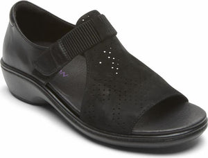 Aravon Sandals Duxbury T-strap Black