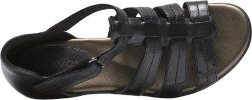 Aravon Sandals Medici Ii Gladiator Black - Narrow