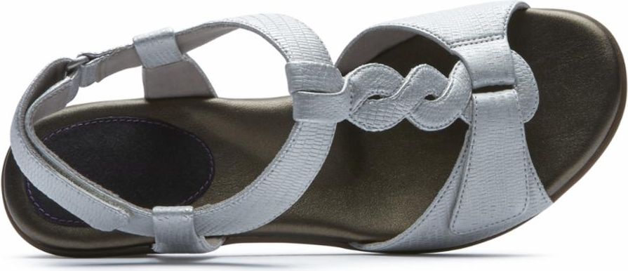 Aravon Sandals Medici T Strap White - Narrow