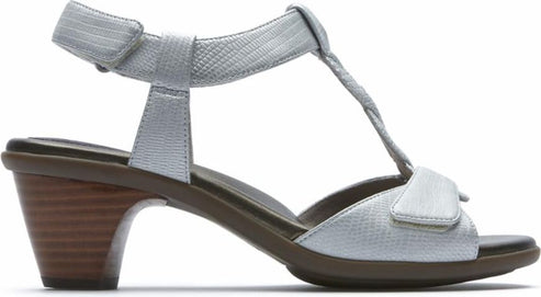 Aravon Sandals Medici T Strap White - Narrow