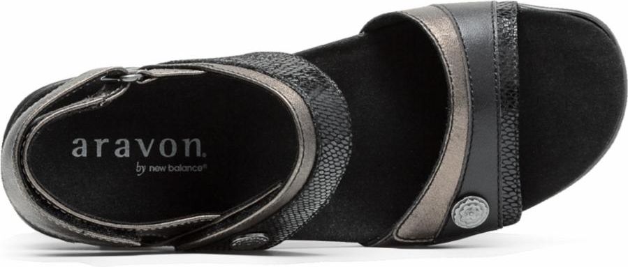 Aravon Sandals Power Comfort Sandals Katherine Black