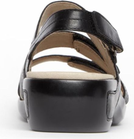 Aravon Sandals Power Comfort Sandals Three Strap Black - Extra Wide