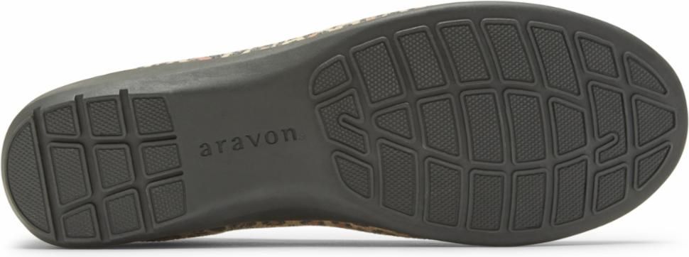 Aravon Shoes Abbey Ballet Animal Print - Narrow