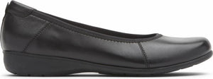 Aravon Shoes Abbey Ballet Black - Extra Wide