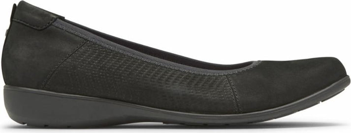 Aravon Shoes Abbey Ballet Black - Extra Wide