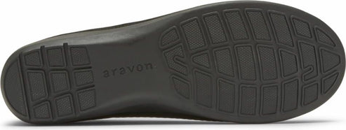 Aravon Shoes Abbey Ballet Black - Narrow