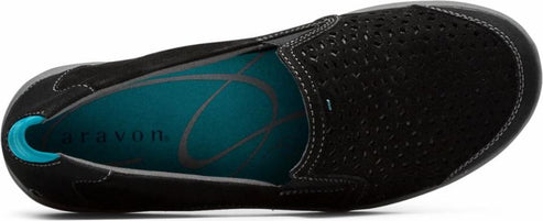 Aravon Shoes Beaumont Bonnie Black - Extra Wide