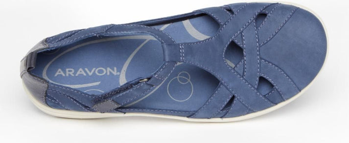 Aravon Shoes Beaumont Fisherman Blue - Extra Wide