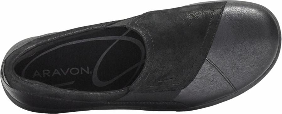 Aravon Shoes Beaumont Gore Black - Extra Wide