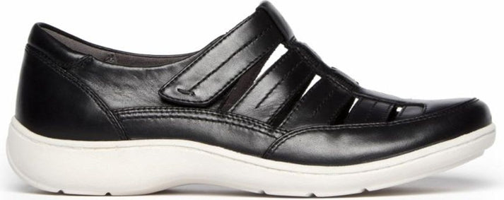 Aravon Shoes Bromly Fisherman Black - Extra Wide