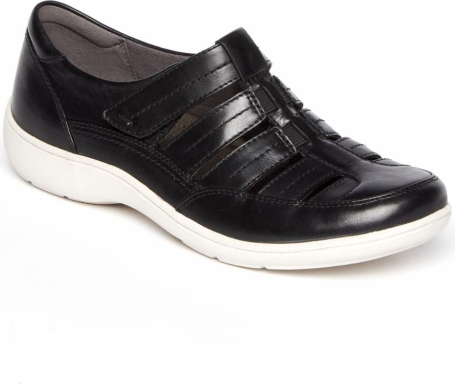 Aravon Shoes Bromly Fisherman Black - Extra Wide