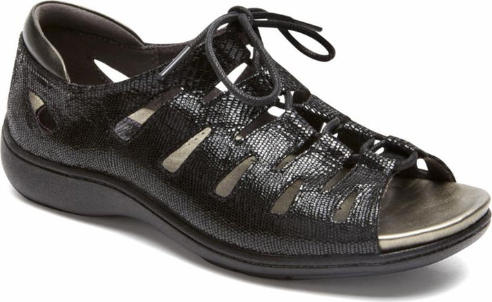 Aravon Shoes Bromly Ghillie Black - Wide