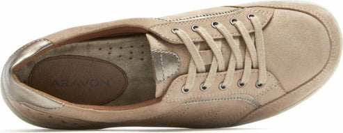 Aravon Shoes Bromly Oxford Brown - Narrow